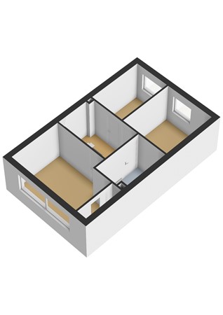 Floorplan - Bergstraat 25, 3446 DB Woerden